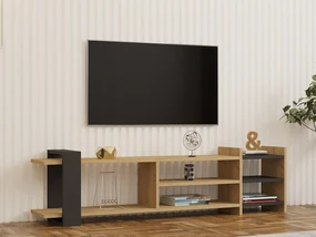 TV stolík Tasake (dub zafírový + antracit) . Vlastná spoľahlivá doprava až k Vám domov. 1095118