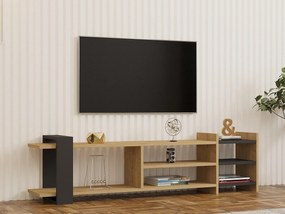 TV stolík Tasake (dub zafírový + antracit) . Vlastná spoľahlivá doprava až k Vám domov. 1095118