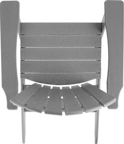 tectake 404177 2 záhradná stolička janis so stolom - šedá | BIANO