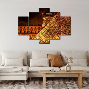 Obraz Louvre v Paríži (150x105 cm)