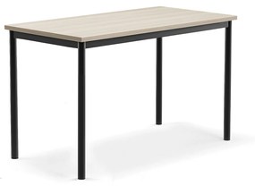 Stôl BORÅS PLUS, 1200x600x720 mm, laminát - jaseň, antracit