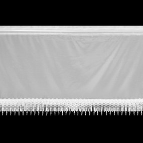 KRÁTKA ZÁCLONA NA PÁSKE FELICIANA 150X40 CM KRÉMOVÁ