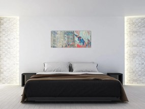 Obraz - Childe Hassam, Allies day, reprodukcia (120x50 cm)