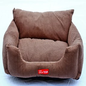 Pelech pre psa / mačku M - Menčester gaučík - hnedá