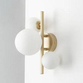 Brilagi - LED Nástenné svietidlo MILLA 3xG9/3W/230V zlatá/biela