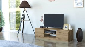TV skrinka Musecalo 120 (dub artisan). Akcia -23%. Vlastná spoľahlivá doprava až k Vám domov. 1132497