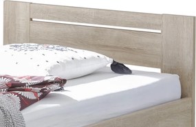 Posteľ Saturn 90x200 cm, dub sonoma