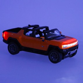 KIK Rastar 93000 Hummer EV RC auto na diaľkové ovládanie, 1:16, oranžové