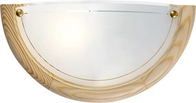 Rabalux UFON nástenné drevené svietidlo 60W/E27/IP20 - svetlé drevo
