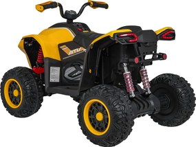 Ramiz Rýchle koleso Quad Vehicle Žltá