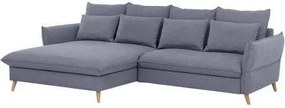 XXXLutz ROHOVÁ SEDAČKA, textil, modrá MID.YOU - Sedačky - 000694006706