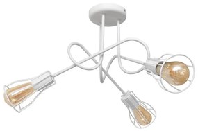 Prisadený luster OXFORD 3xE27/15W/230V biela