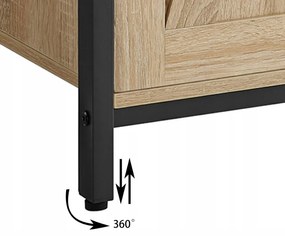 Komoda TAYLOR SONOMA s otvorenými policami, 100x70cm