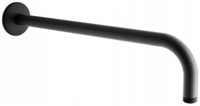 Mexen KAI, podomietkové rameno 40cm + sprchová hlavica 30cm, čierna, 79230-70 + 79211-70
