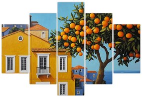 Obraz - Pomarančovník (150x105 cm)