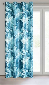 ZATEMŇOVACÍ ZÁVES NA KRÚŽKOCH LISBON 140X250 CM VZOROVANÁ