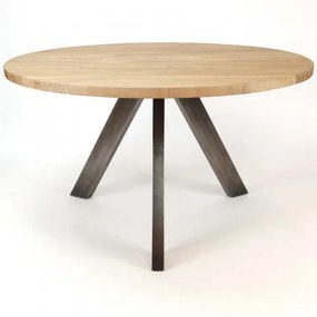 Jedálenský stôl 20-61 Ø120cm Acacia natural - Komfort-nábytok