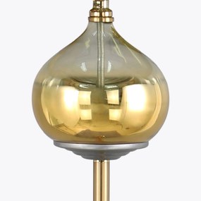 Lampa LOTOS 43x157 cm tyrkysová