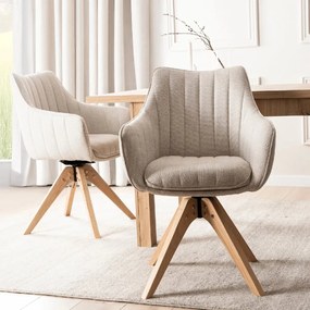 PROXIMA.store - Otočná jedálenská stolička LEMON FARBA: béžová