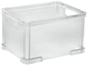 CURVER 2. akosť - Úložný box, rovná plastová debnička, stohovateľný AURORA - 35 x 27 x 21cm (13L)