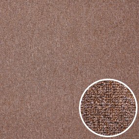 Condor Carpets, Metrážny koberec Rambo-Bet 60, na mieru, šíře 4m, hnedá, filc, kuchyňa