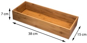 Bambusový box Romi hnedý