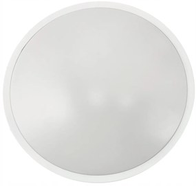 BERGE Okrúhle biele prisadené stropné svietidlo N/T 2x E27 + 2x LED žiarovka