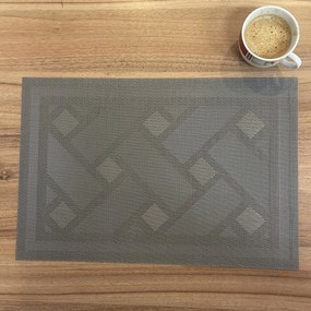 Podložka Deluxe pod tanier Kendrick sivá 35x45cm