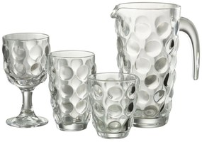 Transparentný pohár s bublinami Loupe - Ø9*10cm / 300ml