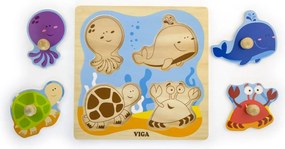 Viga drevené puzzle - more