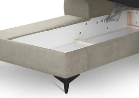 Rohová sedacia súprava Scala, béžová látka, ľavý roh