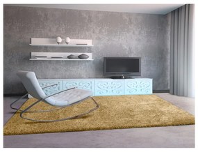 Hnedý koberec Universal Aqua Liso, 57 × 110 cm