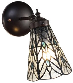 Nástenná tiffany lampa 17*12*23 GREY