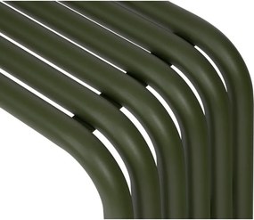 Zelená kovová záhradná stolička Nokk – noo.ma