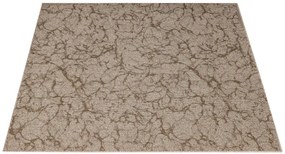 Metrážny koberec Marble 90 mramor, hnedý / béžový