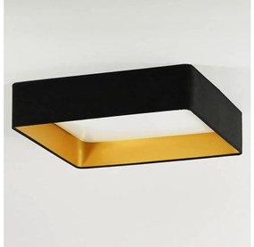 Brilagi - LED stropné svietidlo VELVET SQUARE LED/24W/230V čierne