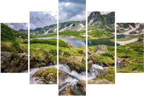 Obraz - Pohľad na horu Rila (150x105 cm)