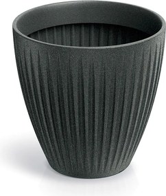Kvetináč LATIE GRAND MID granitovo čierny