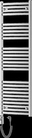 Mexen Helios, elektrické vykurovacie teleso 1500x500 mm + vykurovacia tyč 600 W, chrómová, W103-1500-500-2600-01