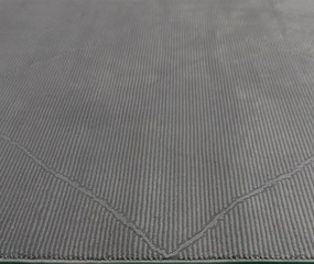 Koberec Zurich 1903 GREY – sivý vzorovaný obdĺžnik Rozmer: 60x100 cm