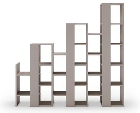 Sivobéžový regál 158x151 cm Anissa – Marckeric