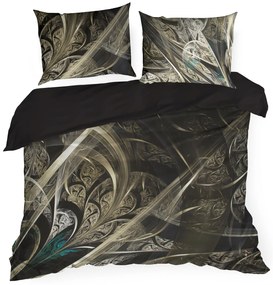MAKOSATÉNOVÉ OBLIEČKY EVA MINGE SOREIA 160X200 CM, 2 KS 70X80 CM VZOROVANÉ