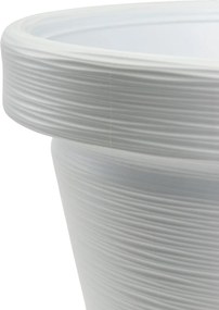 PLASTOVÝ KVETINÁČ SRTIA RIFLO 55X48 CM BIELA