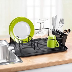 Odkvapkávač na riad, čierny