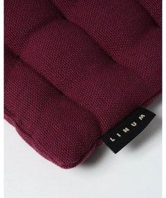 Linum Sedák na stoličke s výplňou PEPPER tmavo fialová