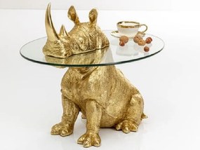 Sitting Hippo konferenčný stolík zlatý Ø65 cm