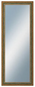 DANTIK - Zrkadlo v rámu, rozmer s rámom 60x160 cm z lišty HRAD zelená (3005)