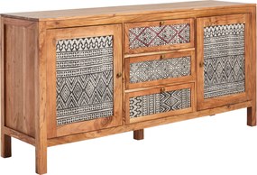 XXXLutz ŠIROKÁ KOMODA, akácia, farba akácie, 160/78/42 cm Livetastic - Online Only drobný nábytok - 001071007501