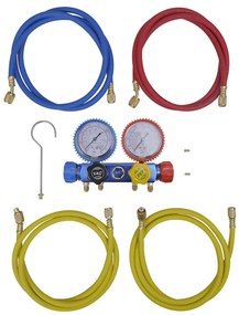 Jednoúrovňové vákuové čerpadlo so 4-cestným potrubným meradlom