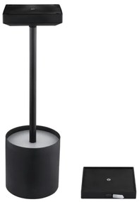 Globo 58487B - LED stmievateľná dotyková nabíjacia stolná lampa DIXON 1,5W/5V 2200 mAh čierna
